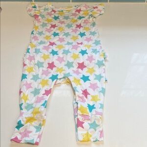 Posh Peanut Starry Baby Romper - Pink, Yellow, Teal size 18-24 months